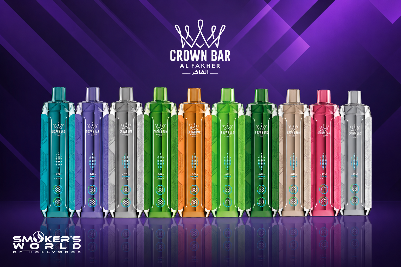 Al Fakher Crown Bar 12K Crystal V2 6mg Collection Smoker's World