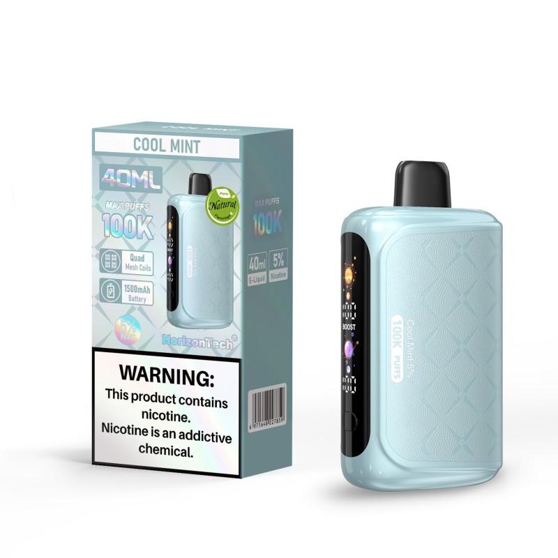 HorizonTech 100K Disposable Vape - Cool Mint