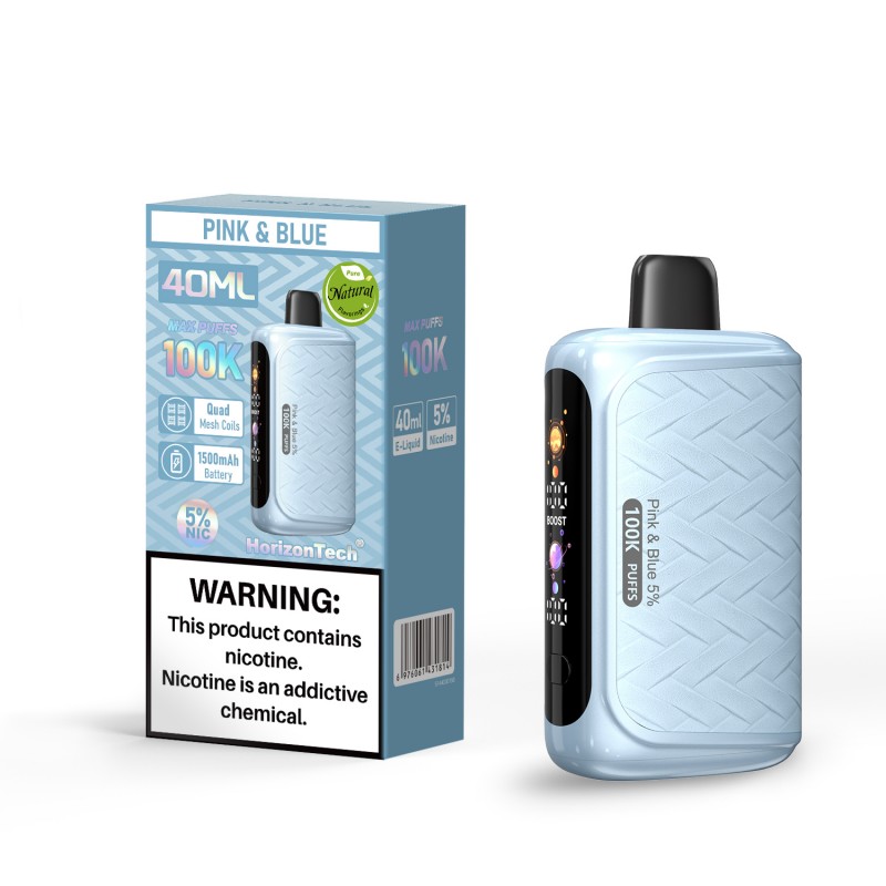 HorizonTech 100K Disposable Vape - Pink & Blue