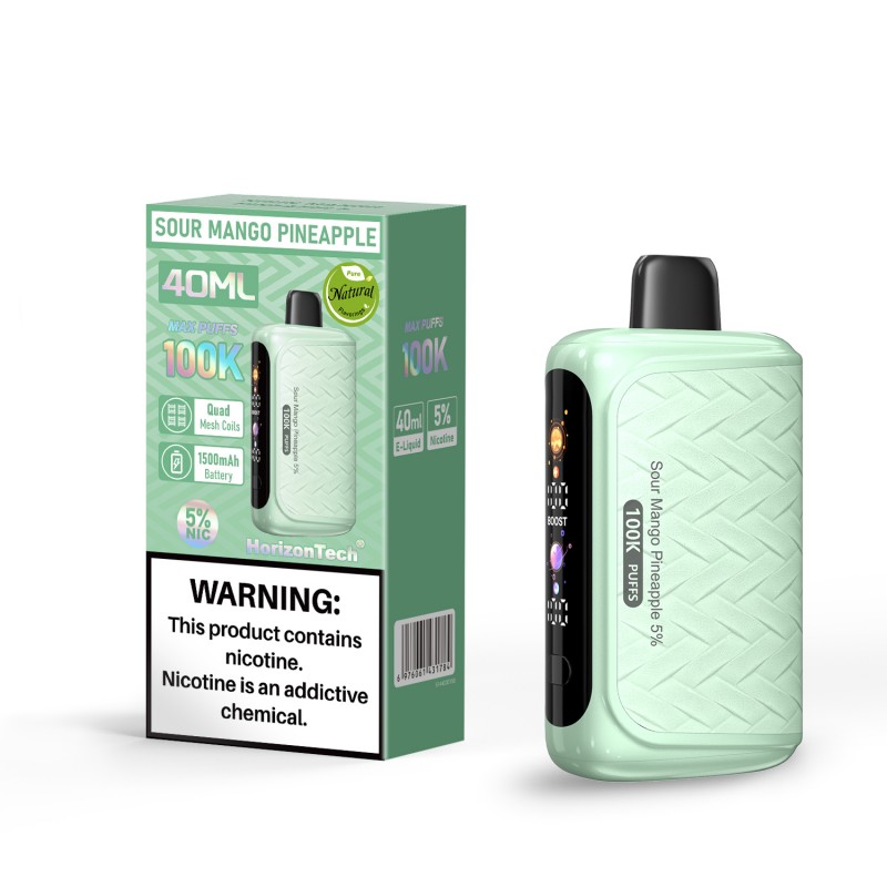 HorizonTech 100K Disposable Vape - Sour Mango Pineapple